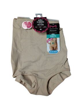 MAIDENFORM FLEXEES SCULPTS High Waist Brief Girdle Compression Women's 2XL